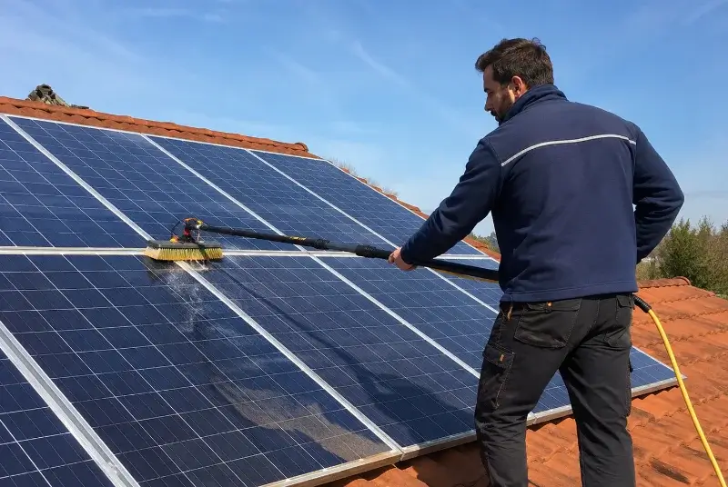 Nettoyage et entretien de panneaux solaires à Solaize