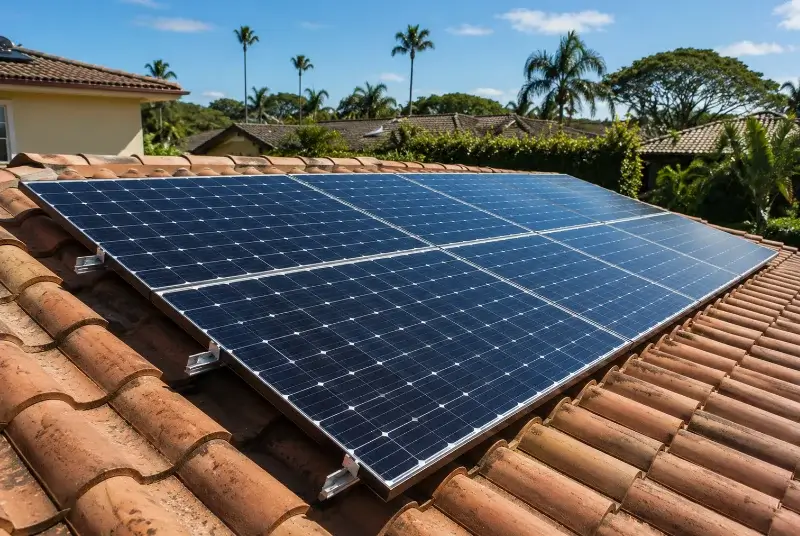 Installation de panneaux solaires à Solaize